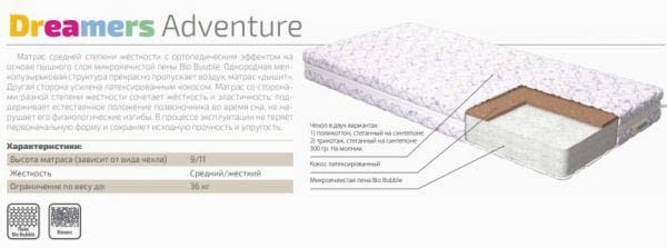 Матрас детский Adventure (поликоттон)